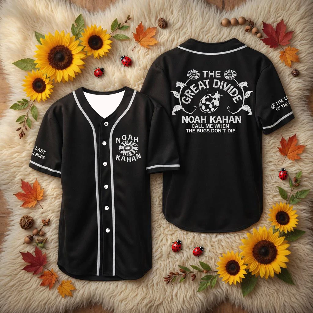 Noah Kahan 2026 The Divide Tour Baseball Jersey