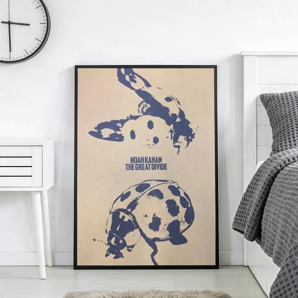Noah Kahan The Great Divide Retro Wall Art