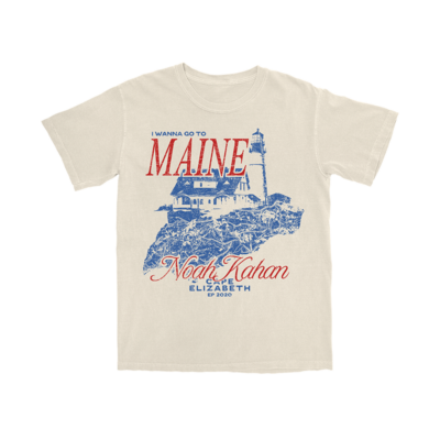 capeelizabeth tee front - Noah Kahan UK Shop