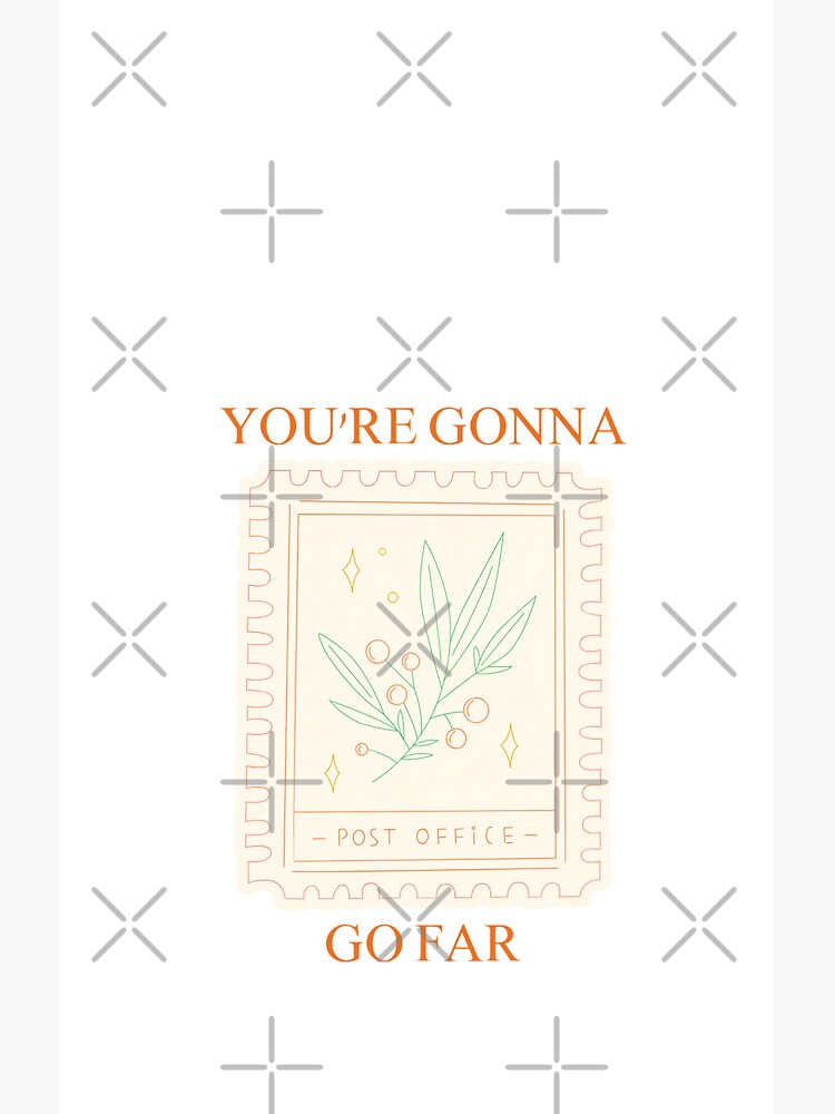 Noah Kahan You're Gonna Go Far Lyrics Shower Curtain - Image 2