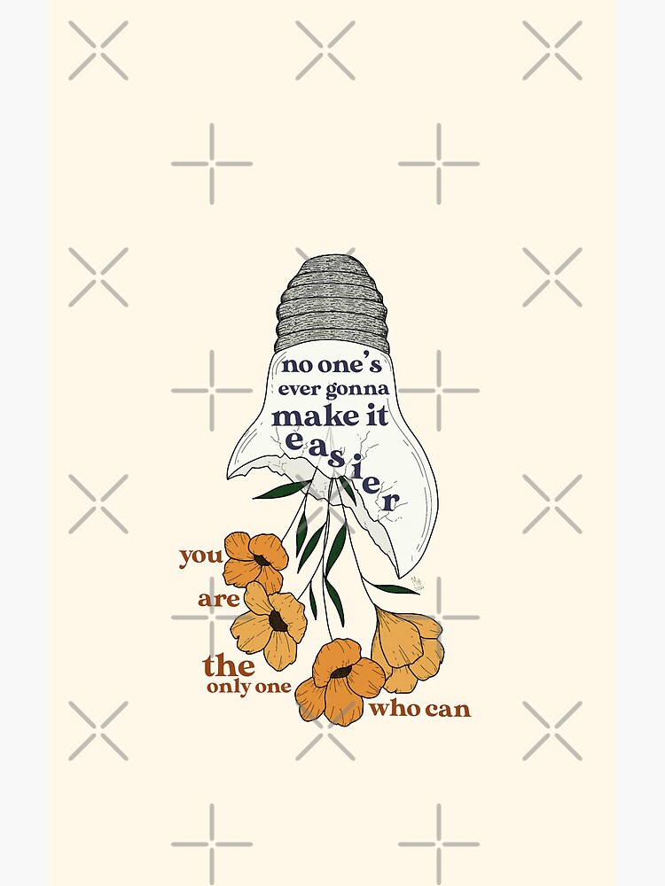 Noah Kahan Everybody's Waiting Flowers Shower Curtain - Image 2