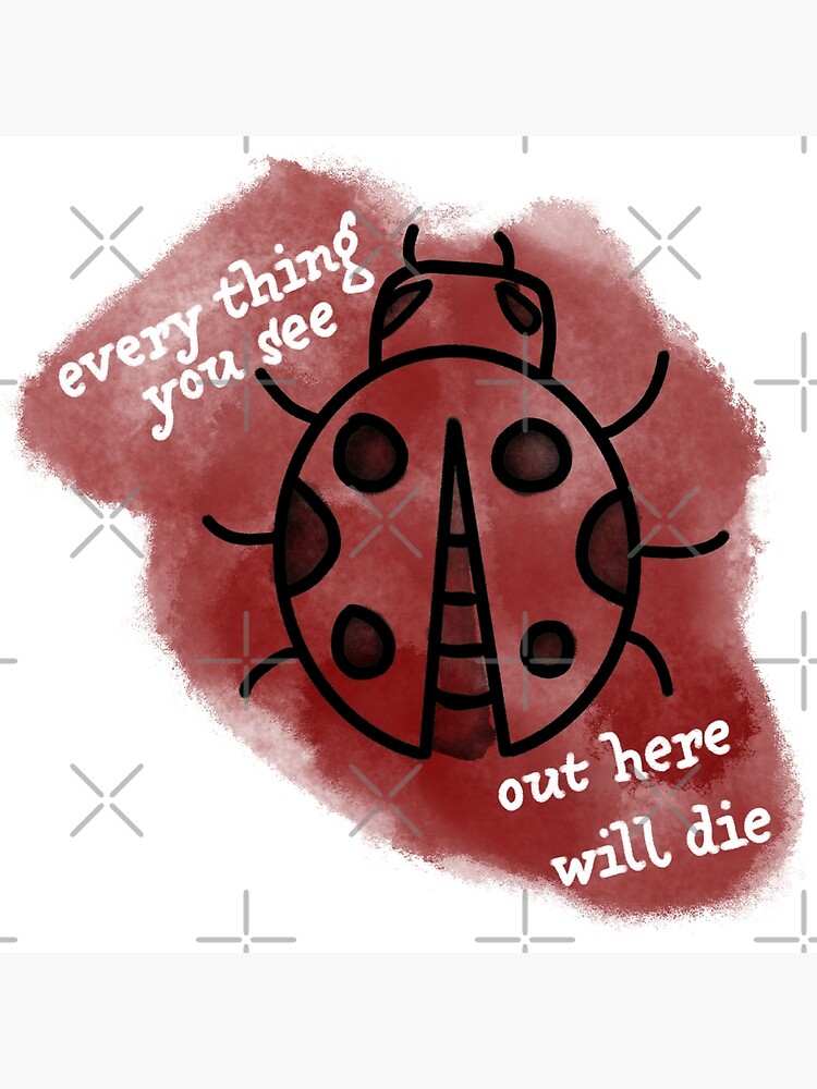 Noah Kahan End Of August Ladybug Tapestry - Image 2