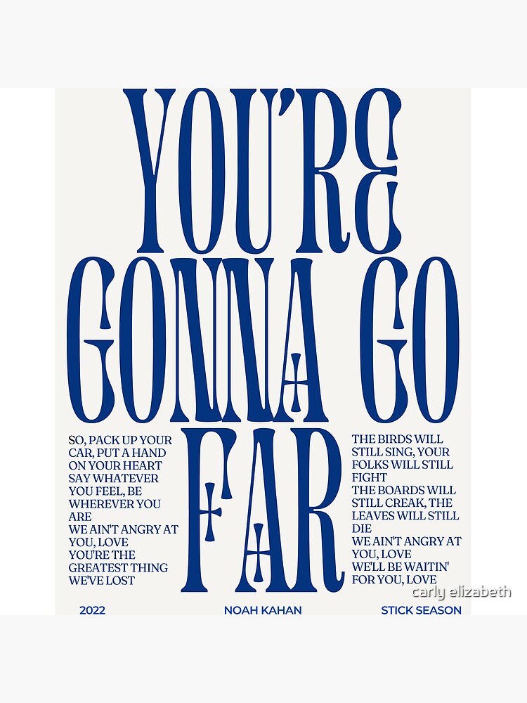 Noah Kahan You're Gonna Go Far Tapestry - Image 2