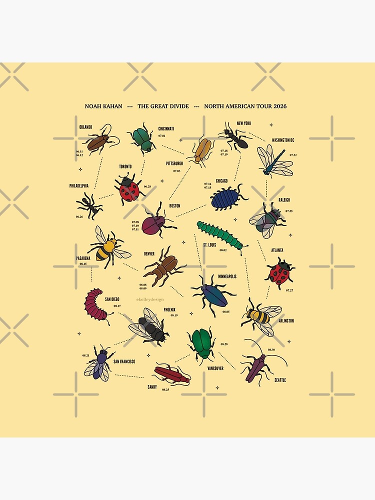 Noah Kahan 2026 Tour Design Tapestry - Image 2