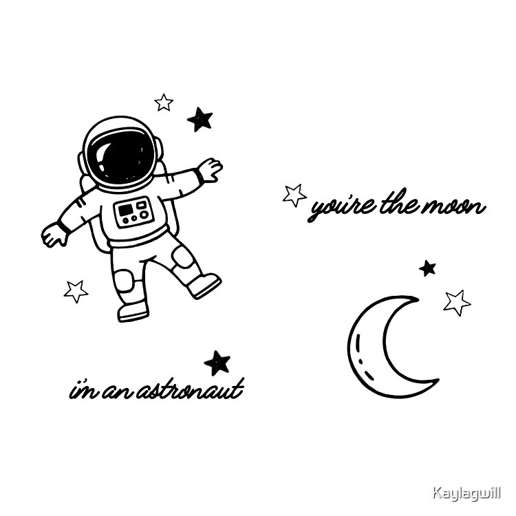 Noah Kahan You're The Moon Quote Tote Bag - Image 2