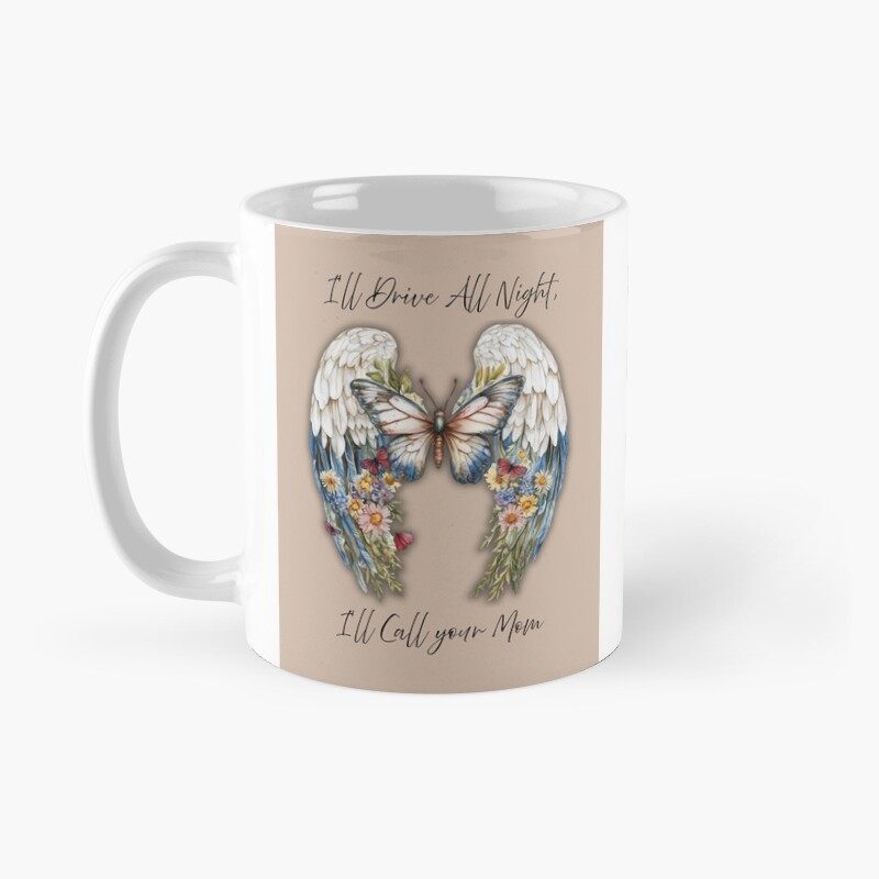 Noah Kahan Butterfly Wings Mug - Image 2