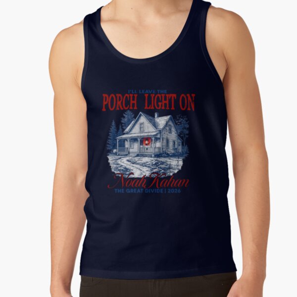 Noah Kahan Leave The Porch Light On Tank Top - Image 5