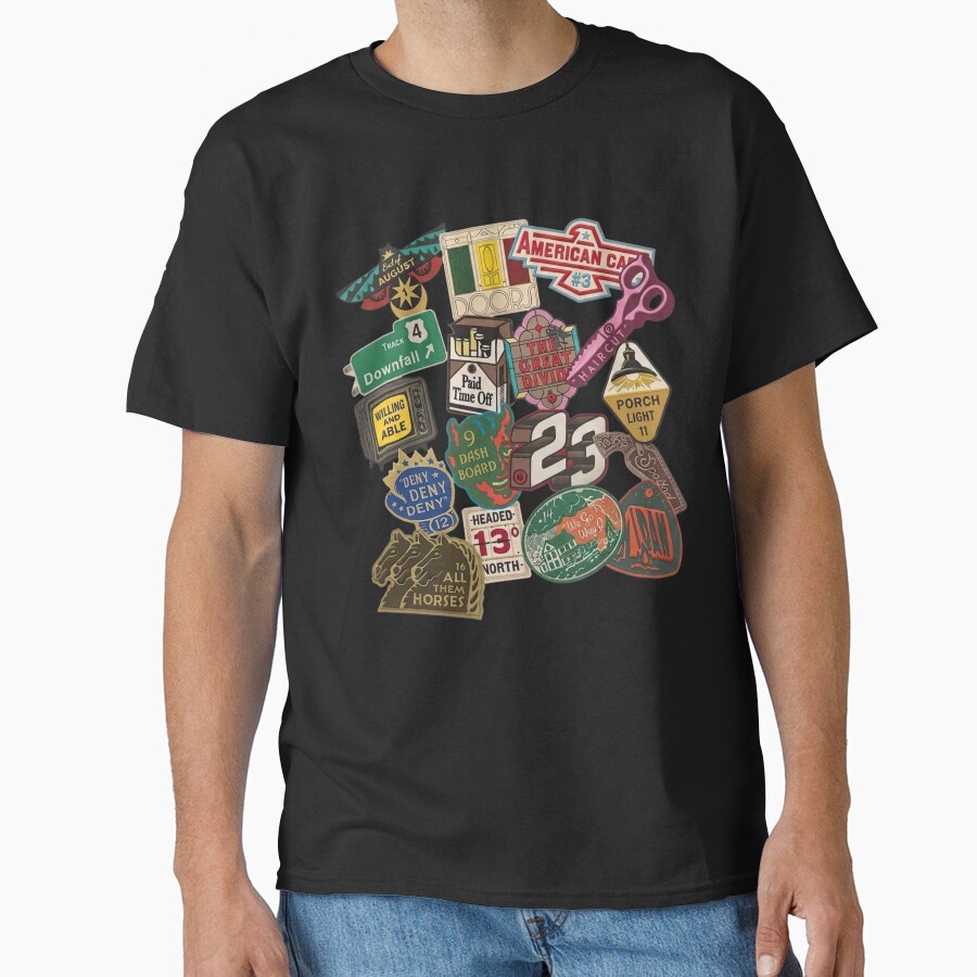 Noah Kahan Downfall Great Divide Artwork T-shirt - Image 3