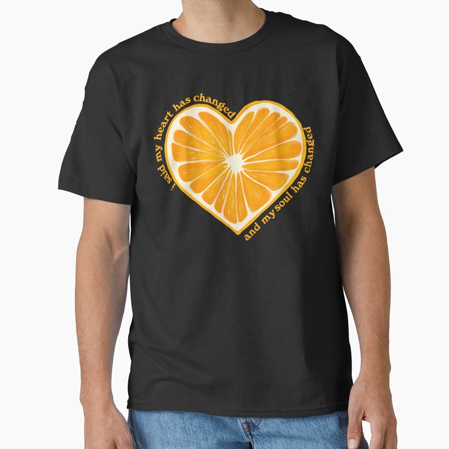 Noah Kahan Orange Juice Heart T-shirt - Image 2
