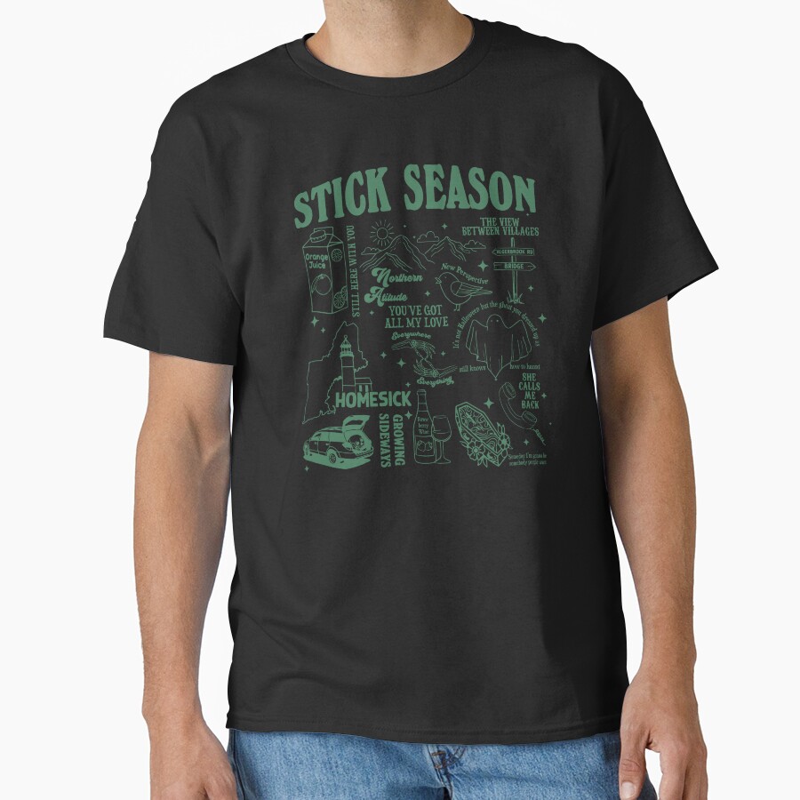 Noah Kahan Stick Season Tour Artwork T-shirt