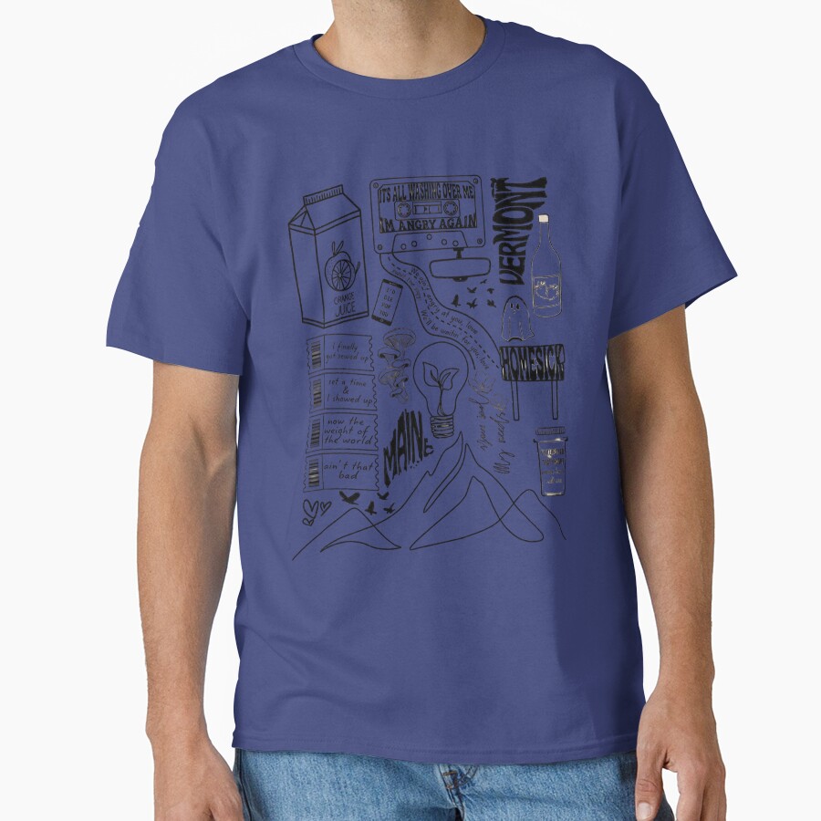 Noah Kahan Orange Juice Lyrics T-shirt - Image 4