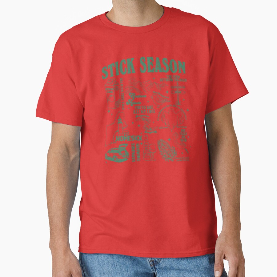 Noah Kahan Stick Season Tour Artwork T-shirt - Image 5