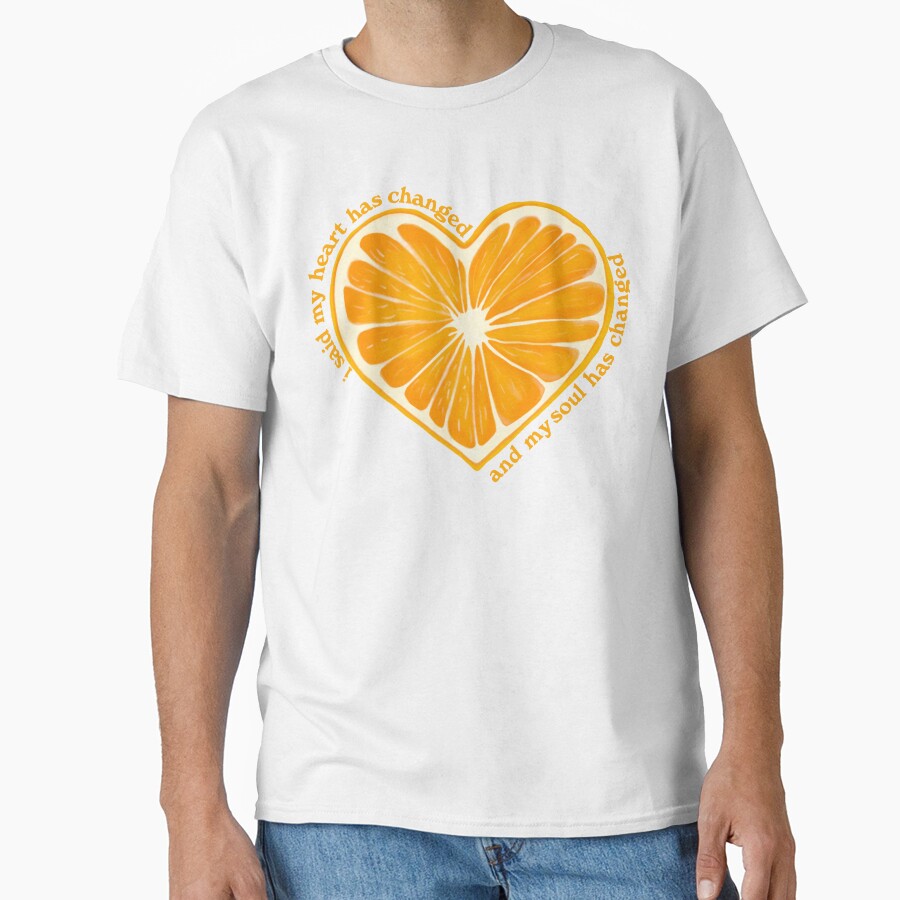 Noah Kahan Orange Juice Heart T-shirt
