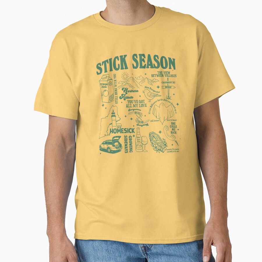 Noah Kahan Stick Season Tour Artwork T-shirt - Image 6