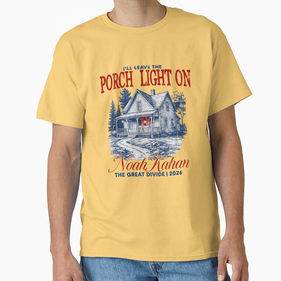 Noah Kahan Leave The Porch Light On T-shirt - Image 6
