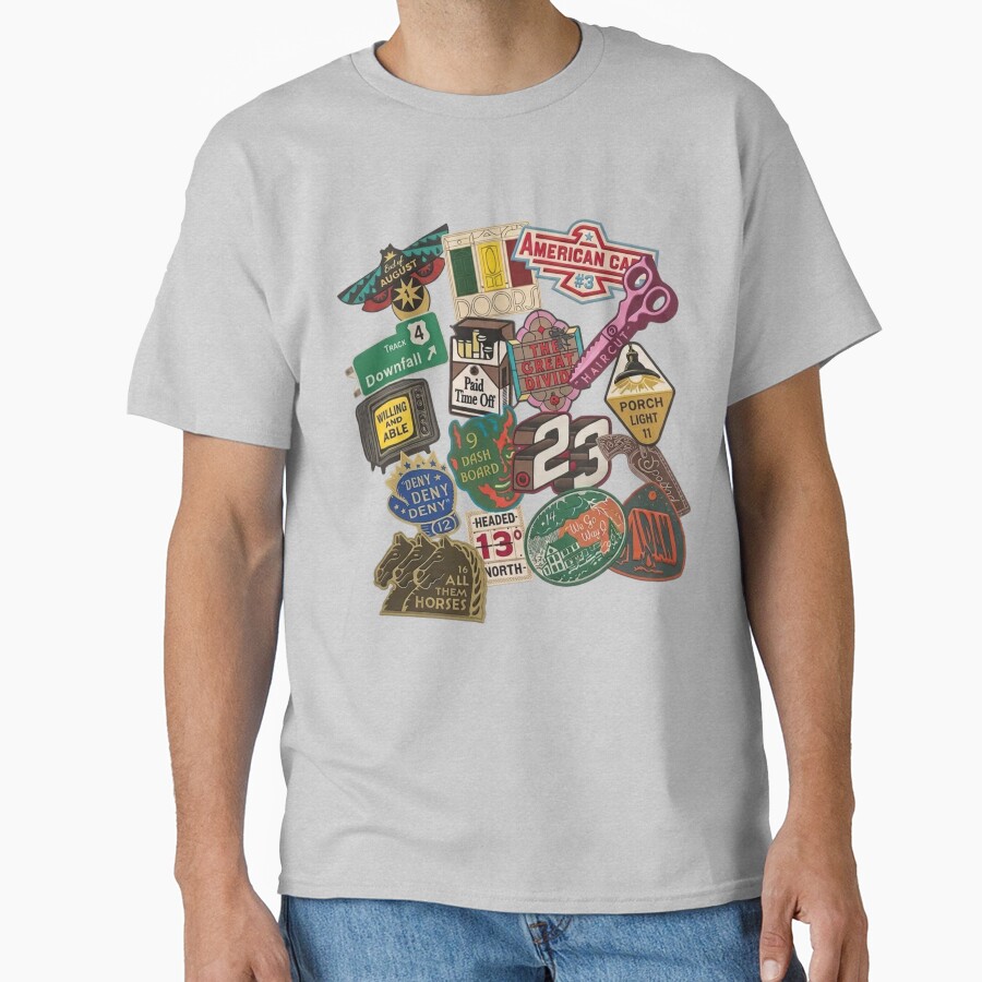 Noah Kahan Downfall Great Divide Artwork T-shirt - Image 4