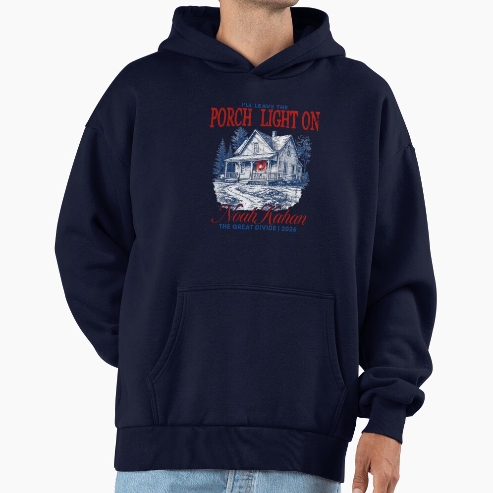 Noah Kahan Leave The Porch Light On Hoodie - Image 5