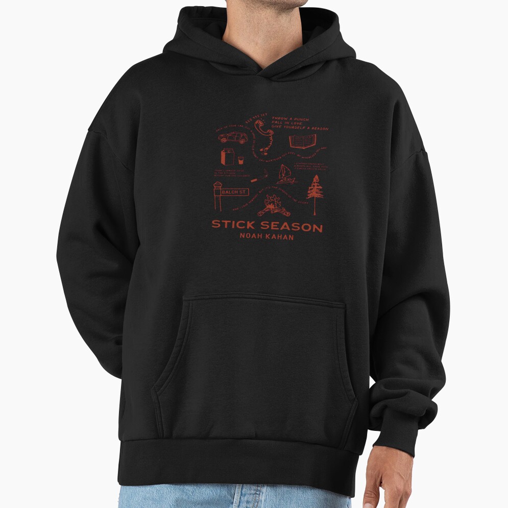 Noah Kahan Stick Season Lyrics Hoodie - Image 2