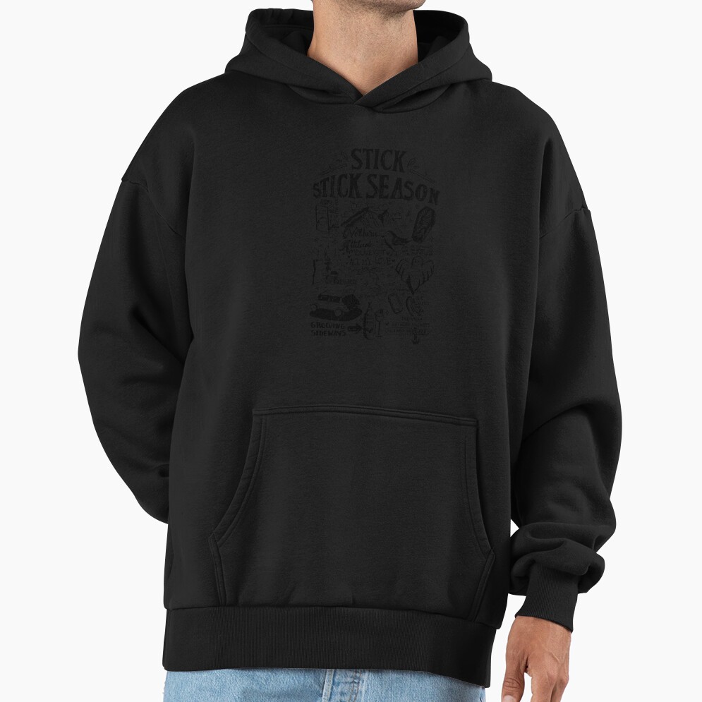 Noah Kahan Stick Season Typography Hoodie - Image 2