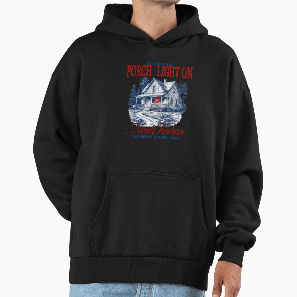 Noah Kahan Leave The Porch Light On Hoodie - Image 2