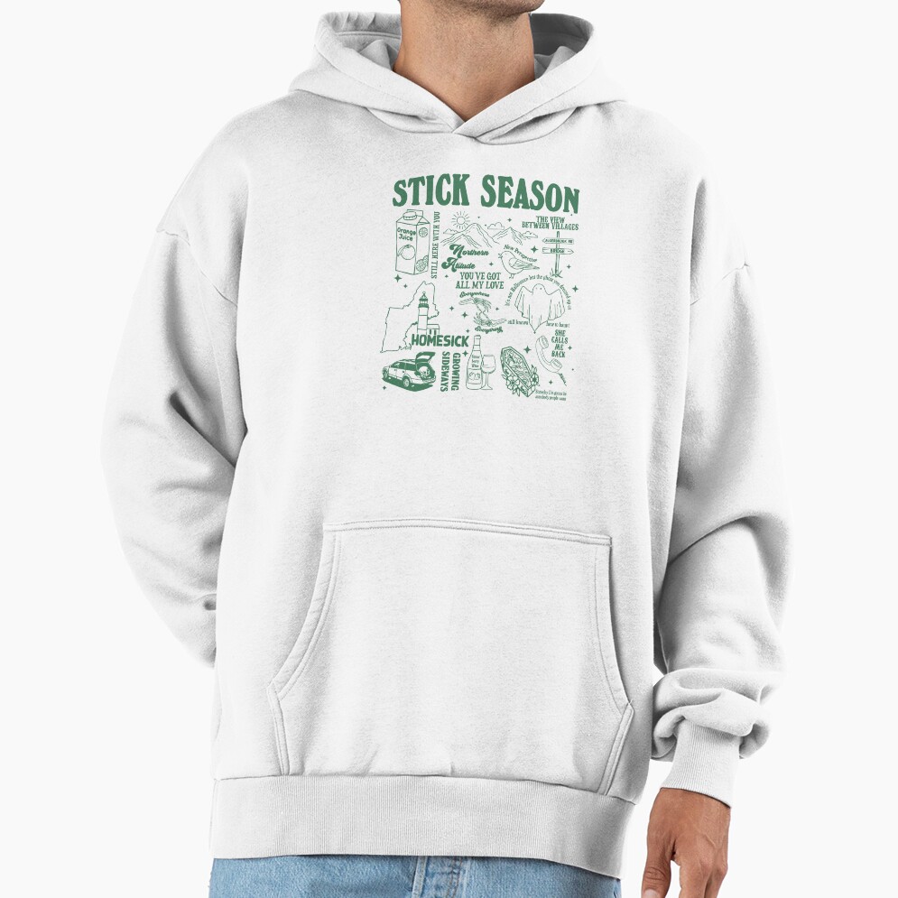 Noah Kahan Stick Season Tour Artwork Hoodie - Image 2