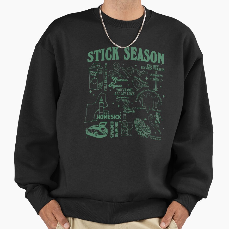 Noah Kahan Stick Season Tour Artwork Sweatshirt