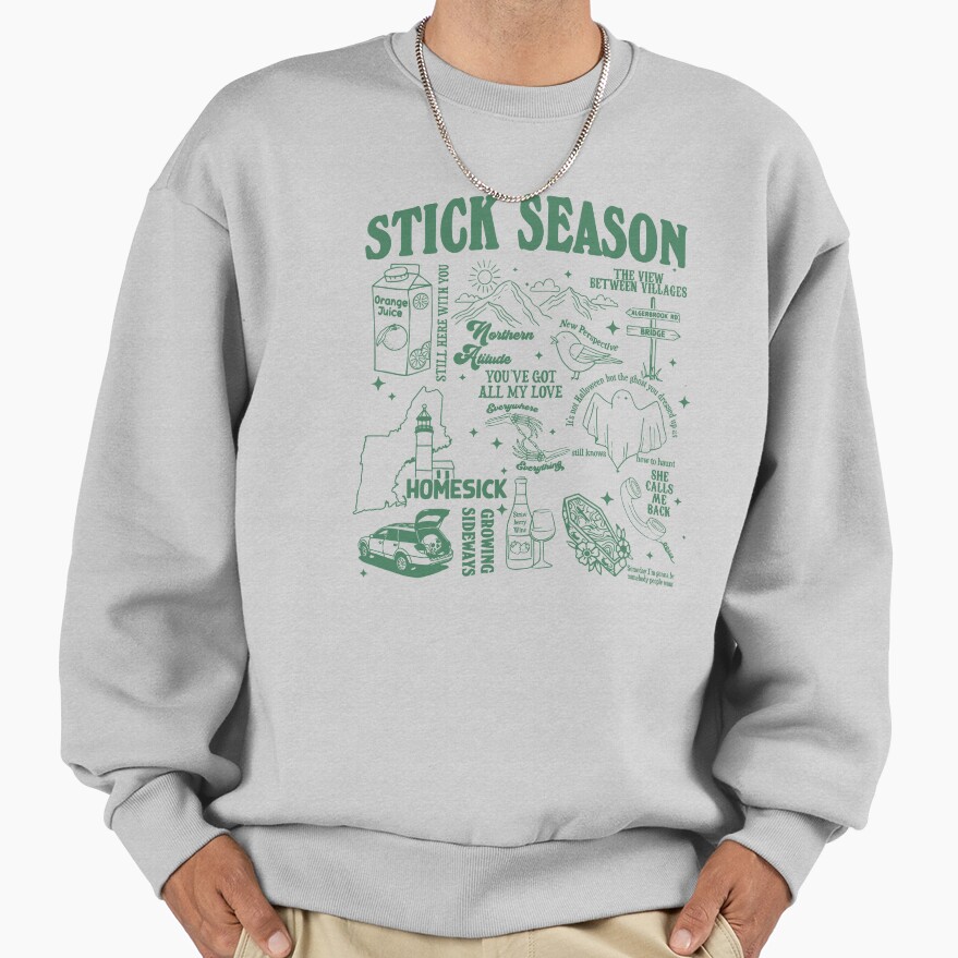 Noah Kahan Stick Season Tour Artwork Sweatshirt - Image 4