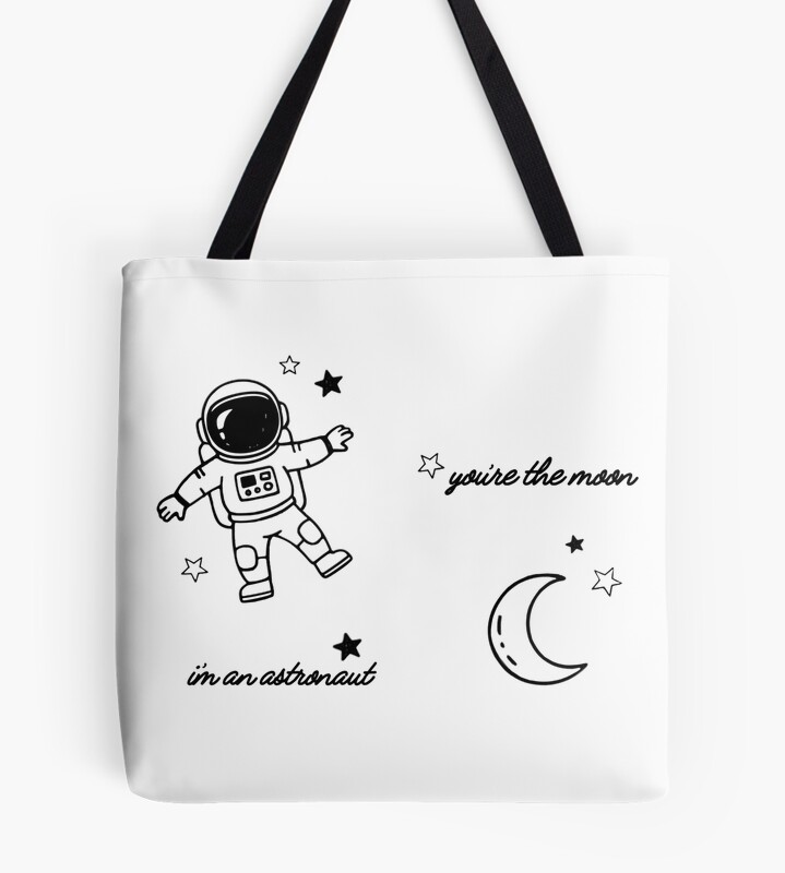 Noah Kahan You're The Moon Quote Tote Bag