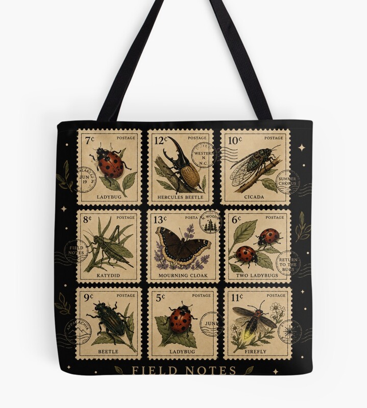 Noah Kahan Last Of The Bugs Stamp Tote Bag