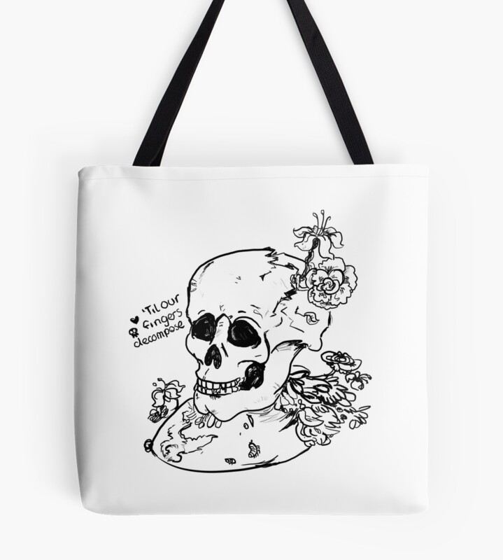Noah Kahan Everywhere Everything Floral Tote Bag