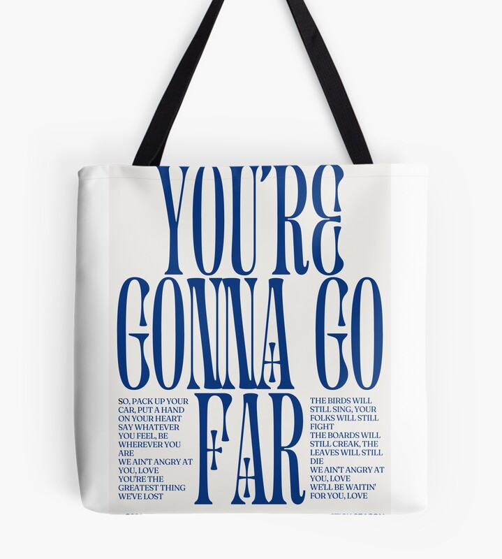 Noah Kahan You're Gonna Go Far Tote Bag