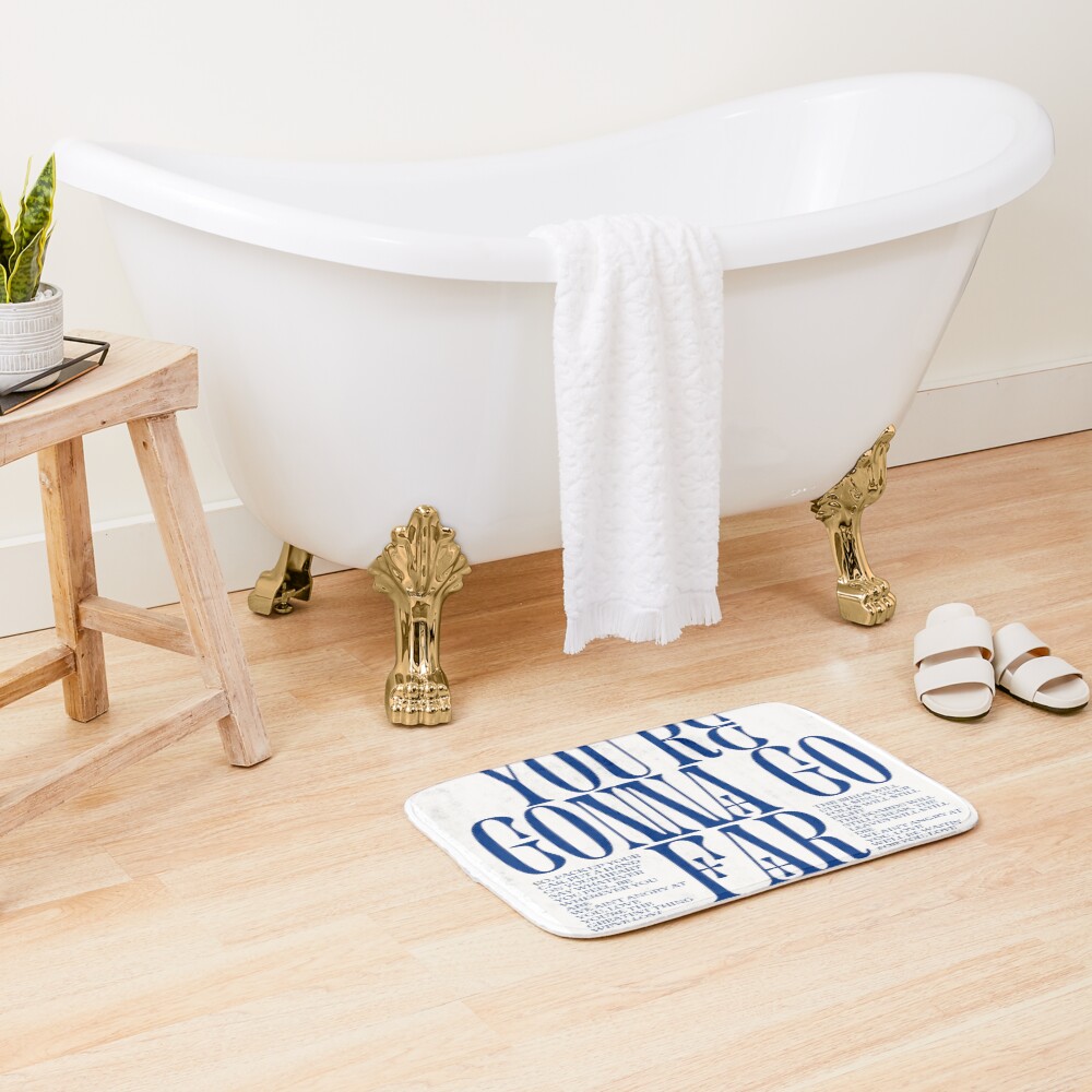 Noah Kahan You're Gonna Go Far Bath Mat - Image 2