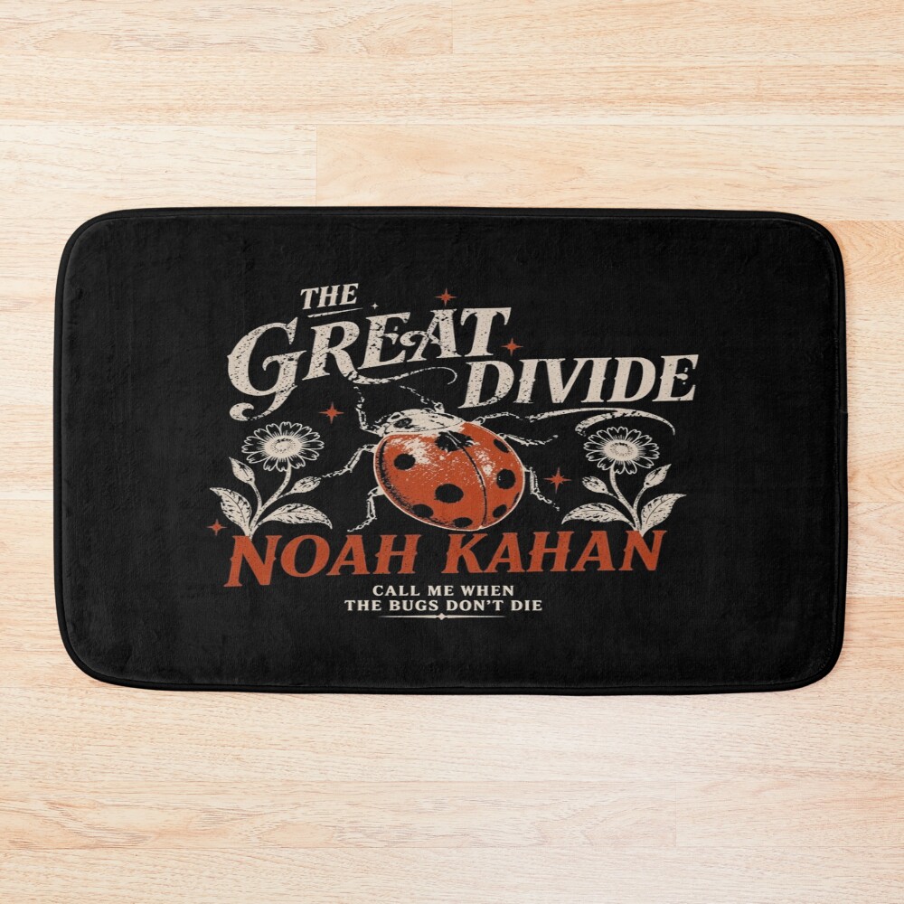 Noah Kahan The Great Divide Bath Mat