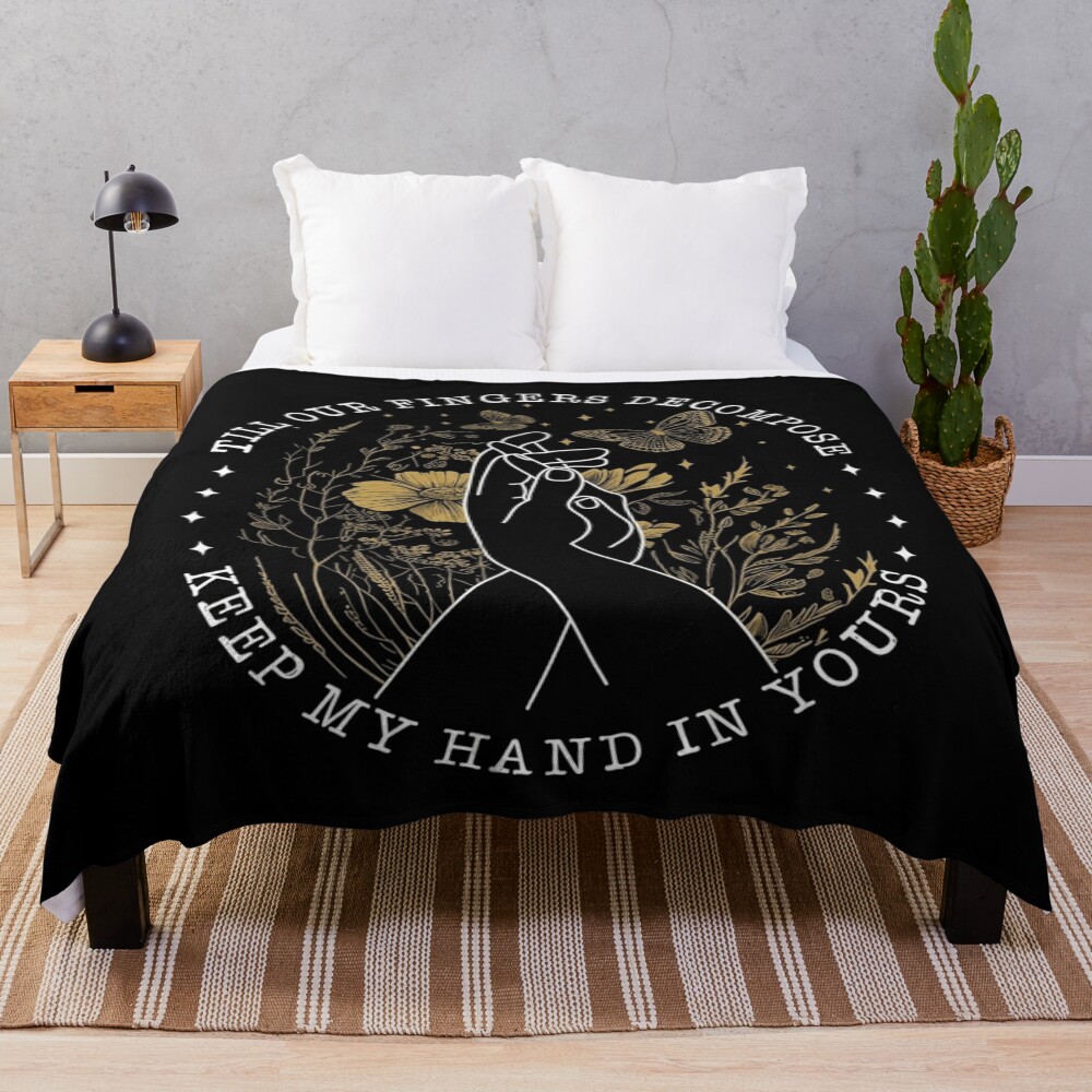 Noah Kahan Till Our Fingers Decompose Throw Blanket