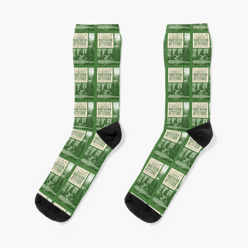 Noah Kahan Northern Attitude Socks