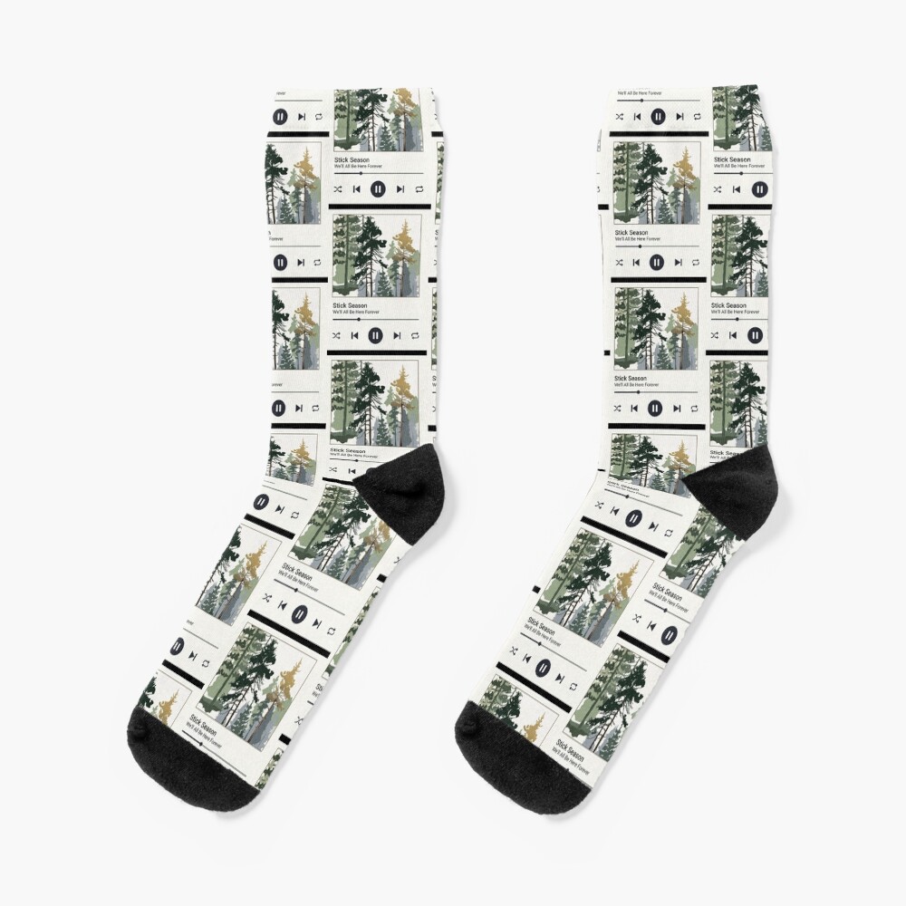 Noah Kahan Stick Season Socks