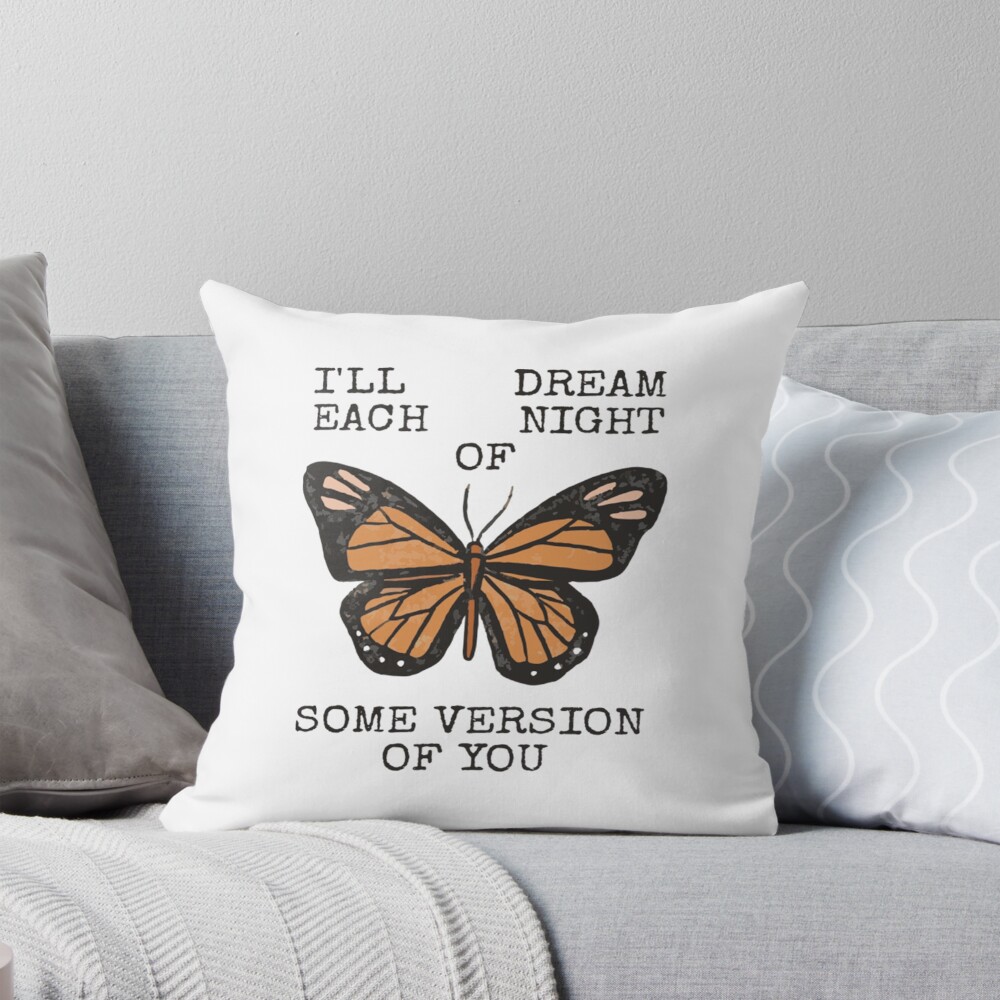Noah Kahan Folk Pop Aesthetic Throw Pillow